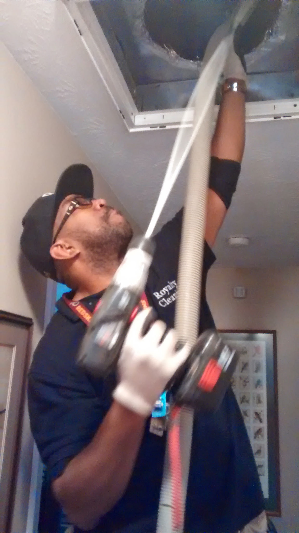 Royalty Cleaning specialist providing on-site curtain and drapery care